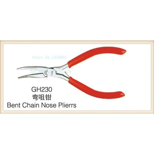 Free shipping!!! Hot sale 1pc/lot GH230 Bent chain nose pliers jewelry piers jewelry making tools DIY tools, cutting plier