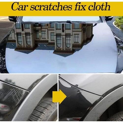 20cm Black Car Scratch Remover Polish Cloth Light Paint Scuffs Wipes Repair Y5L8