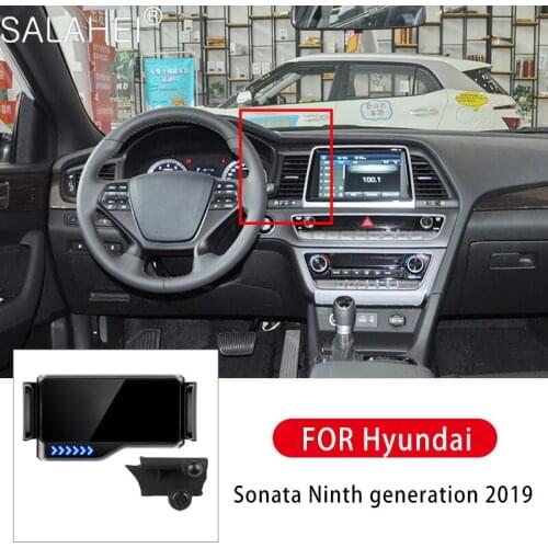 For Hyundai Ninth Generation Sonata 2019 360 Degrees Car Phone Holder Air Vent Stand Auto Support Auto Grip Mobile Phone Bracket
