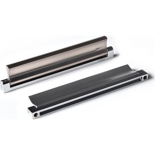 HJY Modern Furniture Handles Chrome/Stainless Steel Drawer Cabinet Pulls Zinc Alloy Kitchen Cupboard Door Pulls Hardware C23107