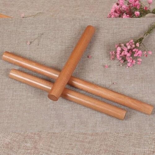 Solid Natural Wood Cooking Tools 4 Size Fondant Cake Decoration Rollers Dough Roller Kitchen Accessories Rolling Pin Portable