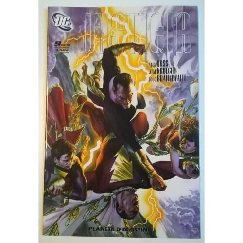 Justice No. 9, DC COMICS, ED. PLANETA - 2008, 1ª Spanish edition, COMIC BOOK, author ALEX ROSS, MINI series