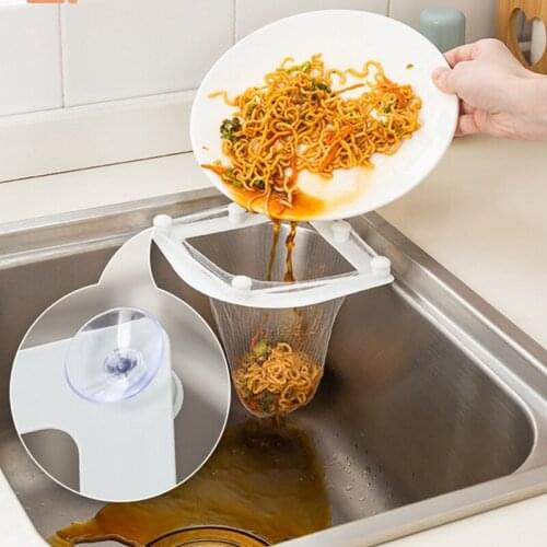 Kitchen Triangle Sink Strainer Disposable Filter Net Waste Collector Sink Filter Anti-clogging Strainer Mesh For Kitchen Tools