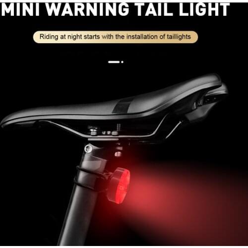 Mini Bike Bicycle Rear Tail Light Bike USB Charging Taillight MTB Cycling Mountain Waterproof Warning Light Bicycle Accessories
