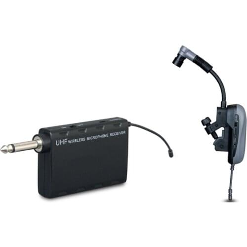 Musical Instrument Wireless Mic Kits Gooseneck Microphone For Saxophone