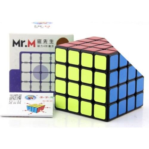 Original High Quality ShengShou Mr.M 4x4x4 Magnetic Magic Cube SengSo 4x4 Magnets Speed Puzzle Christmas Gift Ideas Kids Toys