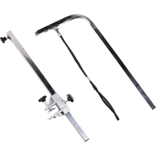 120cm Pet Dog Grooming Arm Support Telescopic Grooming Table Bracket w/ Sling
