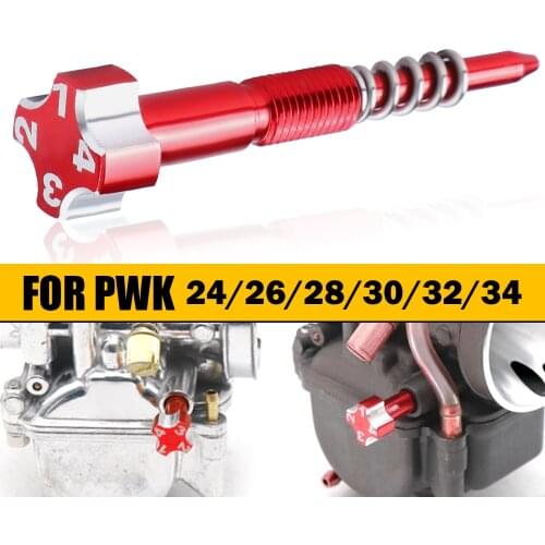 Higher quality CNC Aluminum Alloy Motorcycle Carburetor Air Fuel Mixture Screws For PWK 24 26 28 30 32 34mm Carb