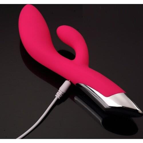 USB Charging Dual Vibration G spot Massage & Clitoris Stimulation Vibrators for Women,Adult Erotic Sex Product Dildo Vibrator O2