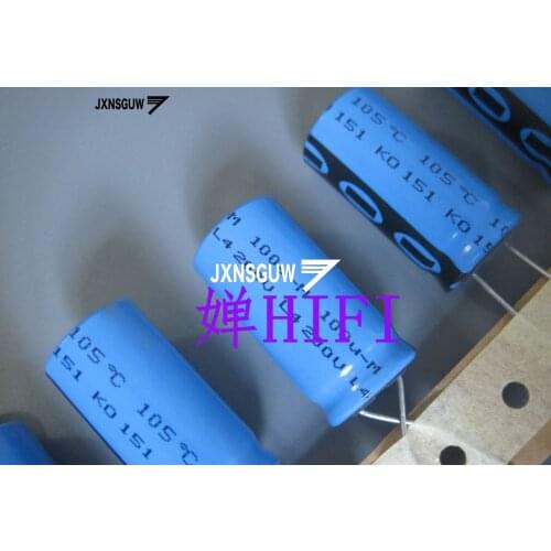 10PCS Original PH KO151 200V100UF 16X30MM blue VISHAY electrolytic capacitors KO 151 100uF/200v 105 degrees BC 151KO 100UF 200V
