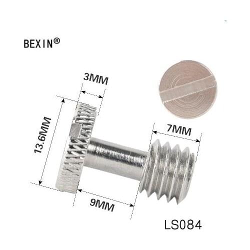 10Pcs 3/8 CAMERA flat head screw convert slotted screw adapter for camera tripod Monopod quick release platform mounting plate