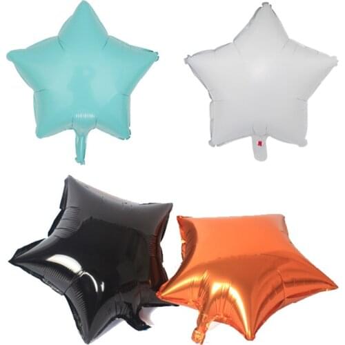 4pcs 18inch Five-pointed star foil balloon