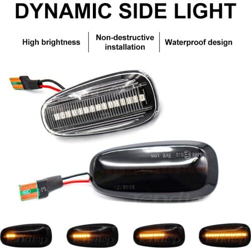 For Opel For Zafira A 1999-2005 Astra G 1998-2009 Turn Signal Lamp LED Side Marker Light Side Indicator 12V Panel Lamp Repeater