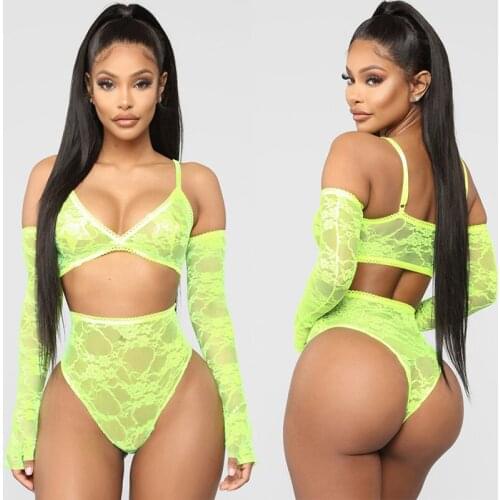 Erotic Sexy Lingerie Transparent Bra And Lace Panties Exotic Set Women Underwear Sexy Night Dress Porn Lenceria Sensual Mujer