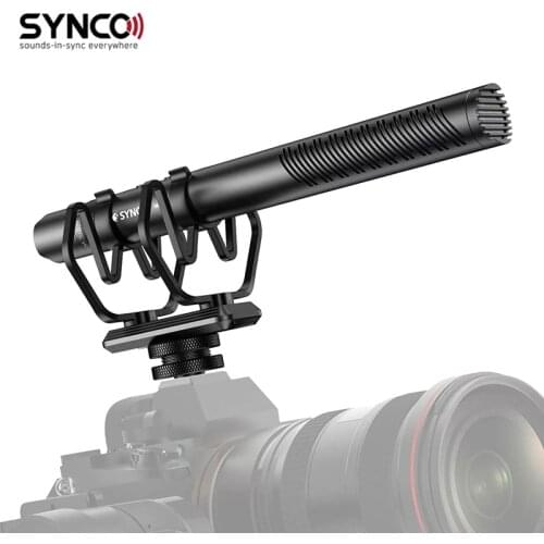 SYNCO D30 On Camera Mic for DSLR/SLR Condenser Interview Microphone Studio professionnel recording microphone Super Cardioid
