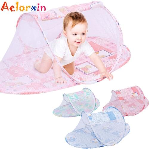 Portable Foldable Baby Bed Mosquito Net Baby Bedding Crib Netting Baby Mosquito Nets Bed Suit For 0-3 Years Old Children