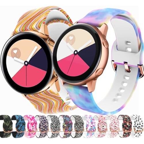 Sport Strap FOR Samsung Galaxy Watch Active 2 40/44mm Gear sport wrist bracelet watchband 20mm Watch strap samsung Watch 3 41mm