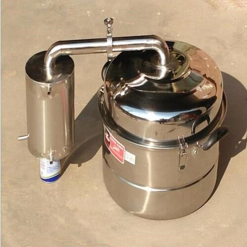 10/20L Liters 2/5 Gal Household Moonshine StillAlcohol Distiller Wine Maker Brew Kit Stainless Steel Boiler Thumper Wine Making