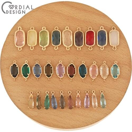 Cordial Design 10Pcs DIY Making/Jewelry Accessories/Hand Made/Geometry Shape/Jewelry Findings & Componentse/Pendant/Connector