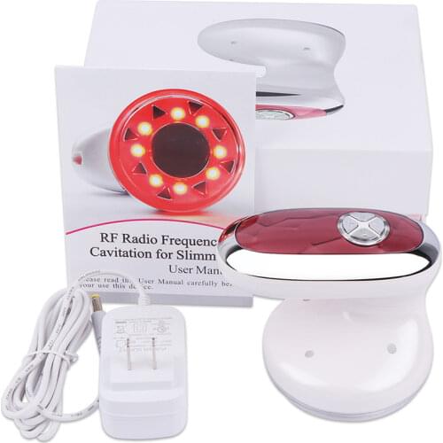 RF LED Ultrasonic Cavitation Machine Body Slimming Massager Face Lifting Rejuvenation Fat Burner Firming Device Anti Cellulite