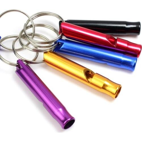 1 PCS Survival Whistle Multifunctional Small Size Aluminum Alloy Outdoor EDC Camping Hunting Tools Mini Whistles