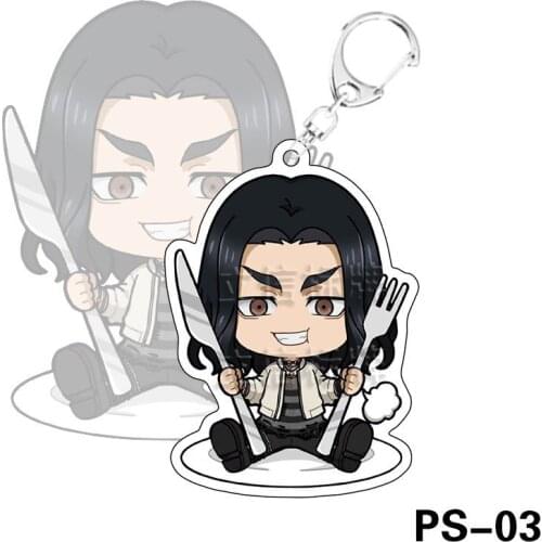 Tokyo Swastika Avengers Anime Acrylic Keychain Pendant Customized Anime Peripheral Double-sided Transparent