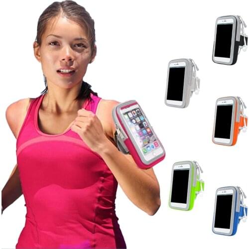 Universal 4-6inch Mobile Phone Arm Bag For Running Sport Arm Band Holder Of The Phone On The Arm Case Cover