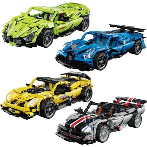 High-tech Series MOC Sports Car Building Blocks City Speed Champions Vehicle Bricks Modle Set Racing Car Toys For kid Gift
