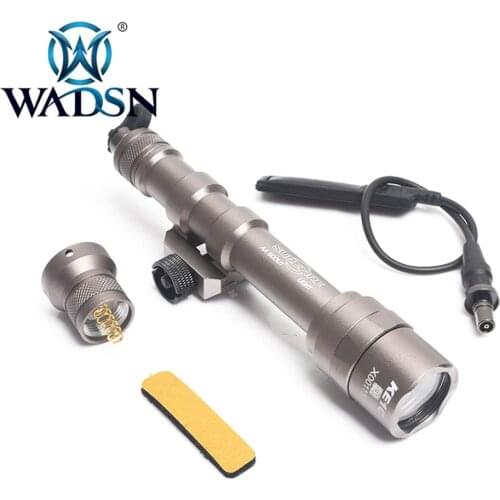 WADSN Tactical Flashlight Surefir M600AA MINI SCOUT LIGHT LED Remote Pressure Switch M600 Rifle Flashlight WEX400 Weapon Lights