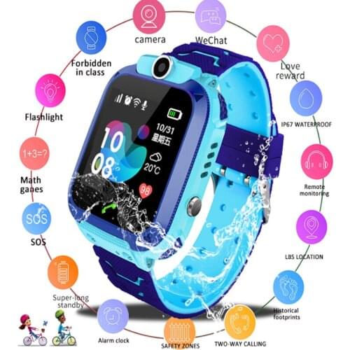 Factory Smart Watch Q12 Children IP68 Waterproof Watch Location Watch Gift Watch