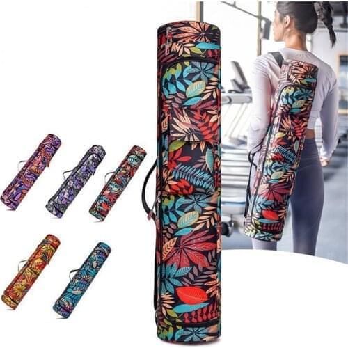 Women Men Portable Yoga Mat Bag Fashion Unisex Pilates Mat Carrier Shoulder Crossbody Pouch Exercise Cushion Sport Bags