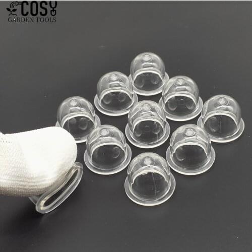 10Pcs 15mm Carburetor Spare Parts Carb Fuel Primer Bulbs Pump Cap For Chainsaw Blower Trimmer