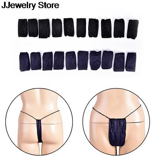 10Pcs/pack Travel Disposable G-string Panties Underwear T-back Saloon Spa Underwear