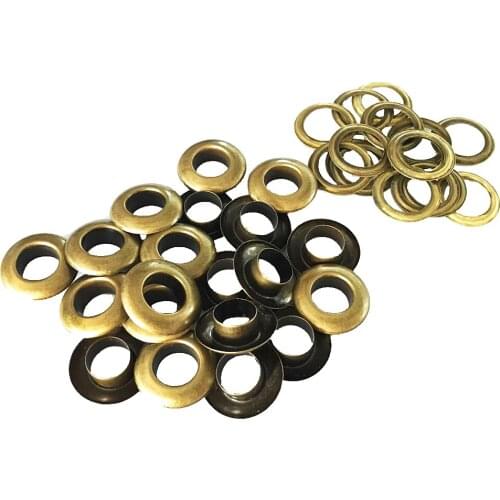 20 Sets Eyelet with Washer Metal Leather Craft Sewing Eyelets Grommets 12mm