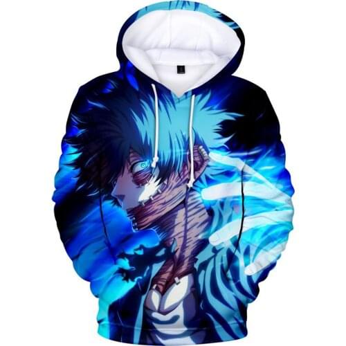 2020 My Hero Academia Funny Anime Hoodies Sweatshirt Autumn Harajuku Men/Women 3D Print Boku No Hero School College Clothing