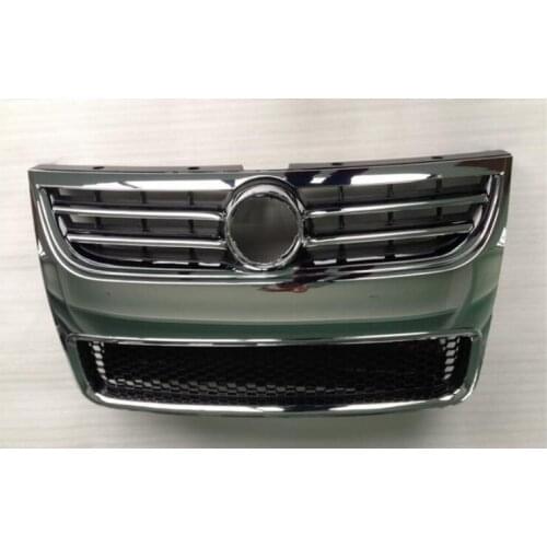 ABS Chrome Front bumper Around Mesh Grille Grills Trims Cover FOR Volkswagen VW Touareg 2008 2009 2010