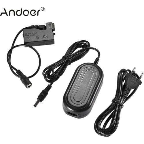 Andoer ACK-E8 AC Power Supply LP-E8 Dummy Battery Adapter Camera Charger for Canon 700D 650D 600D 550D /Rebel T5i T4i etcDSLR