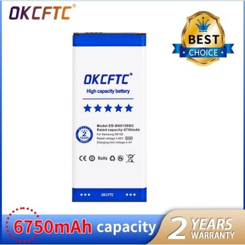 OKCFTC EB-BN915BBC 6750mAh Battery for Samsung Galaxy Note Edge N9150 N915K N915L N915X N915S +tracking number