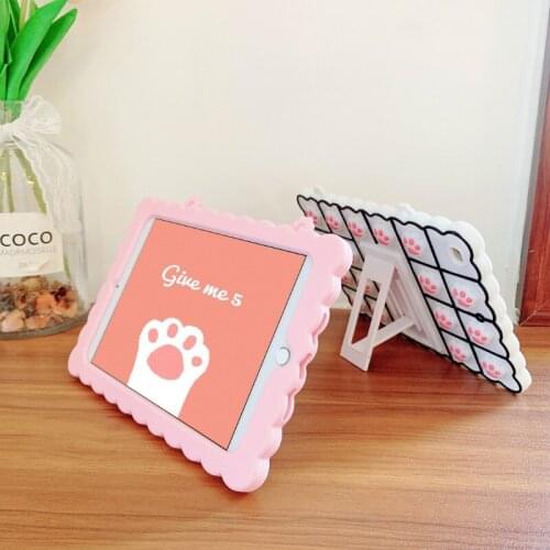 Cat Paw Cute Cover For iPad 9.7 10.2 8th 7th Pro 9.7 10.5 11 Air 1 2 3 4 Mini 5 Case Kids Safe Silicon Relieve stress Toys Funda