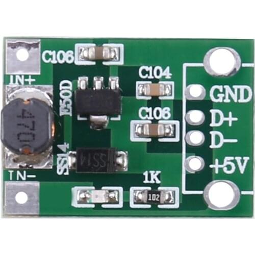 DC-DC 1V-5V To 5V 500mA Boost Converter Step Up Power Module