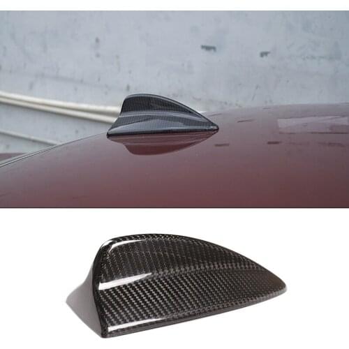 For BMW Shark Fin Antenna Roof 100% Carbon Fiber Decorative Cover New 5 Series 3 Series GTX1X2X3X5X6 Modification Parts