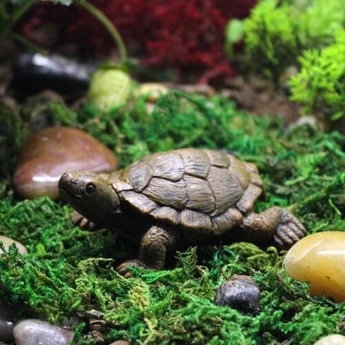 Turtle Figurine Animal Miniature Figures Animal Statue DecorationResin Craft