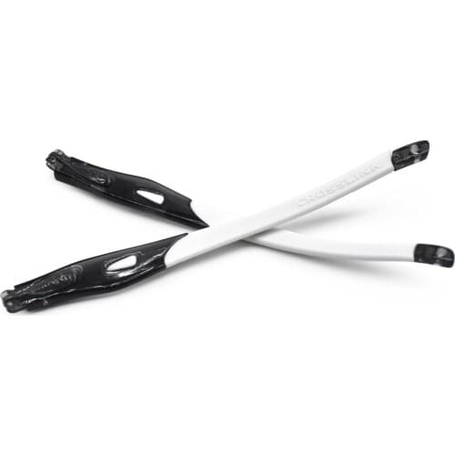 HKUCO Black Logo Rubber Transparent Black Replacement Frame Legs For Crosslink Sweep/Switch Glasses frame