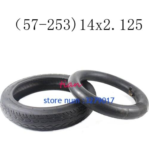 Good Quality 14 Inch Wheel Tire 14 X 2.125 / 54-254 Tyre Inner Tube Fits Many Gas Electric Scooters and E-Bike 14*2.125 Tire