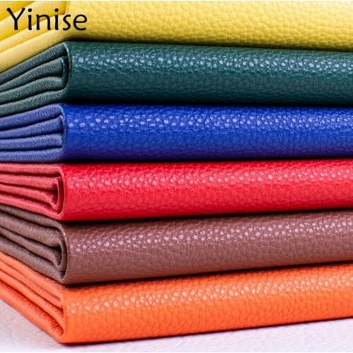 100x138cm Synthetic Leather Fabric 1mm Thicken Lithci PU Leather Fabrics Artificial Faux Leather DIY Sofa Bags Home Decoration