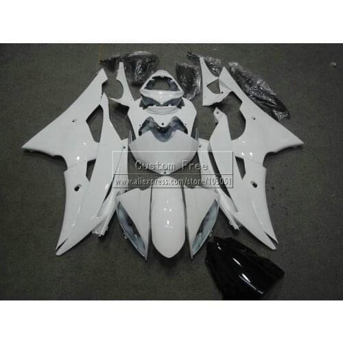 Injection mold full fairing kit For YAMAHA YZF R6 2008 2009 2010-2014 YZFR6 white black 08-14 motorcycle fairings set JL23