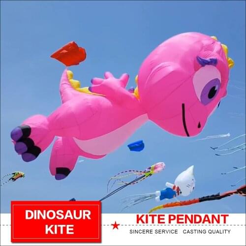 5m Dinosaur kite Softkite inflatable pendant for audlts kite windsock line laundry for outdoor fun show kites