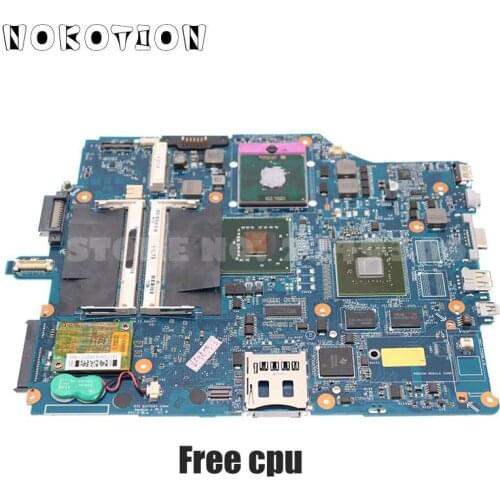 NOKOTION A1369750B MBX-165 MS91 Motherboard For SONY VGN-FZ Series Mainboard DDR2 Geforce 8400M 128M free cpu