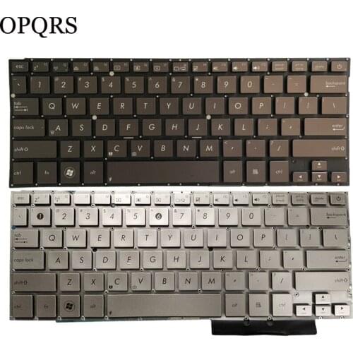 New US laptop Keyboard For Asus UX31 UX31A UX31LA UX31E Silver/brown without Backlit/frame