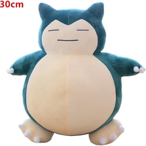 30cm Pokemon Snorlax Plush Toys Anime New Rare Soft Stuffed Animal Doll For Christmas Gift 12inch hot